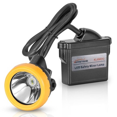 High Lumens Rechargeable 1+2 LED Mining Headlamp KL6MH, Super Bright Explosio...