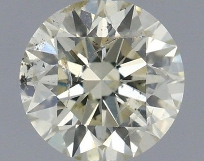 0.43 Karat Igi Zertifiziert N / I1 Grad Natürlicher Diamant Lose Rund Schliff