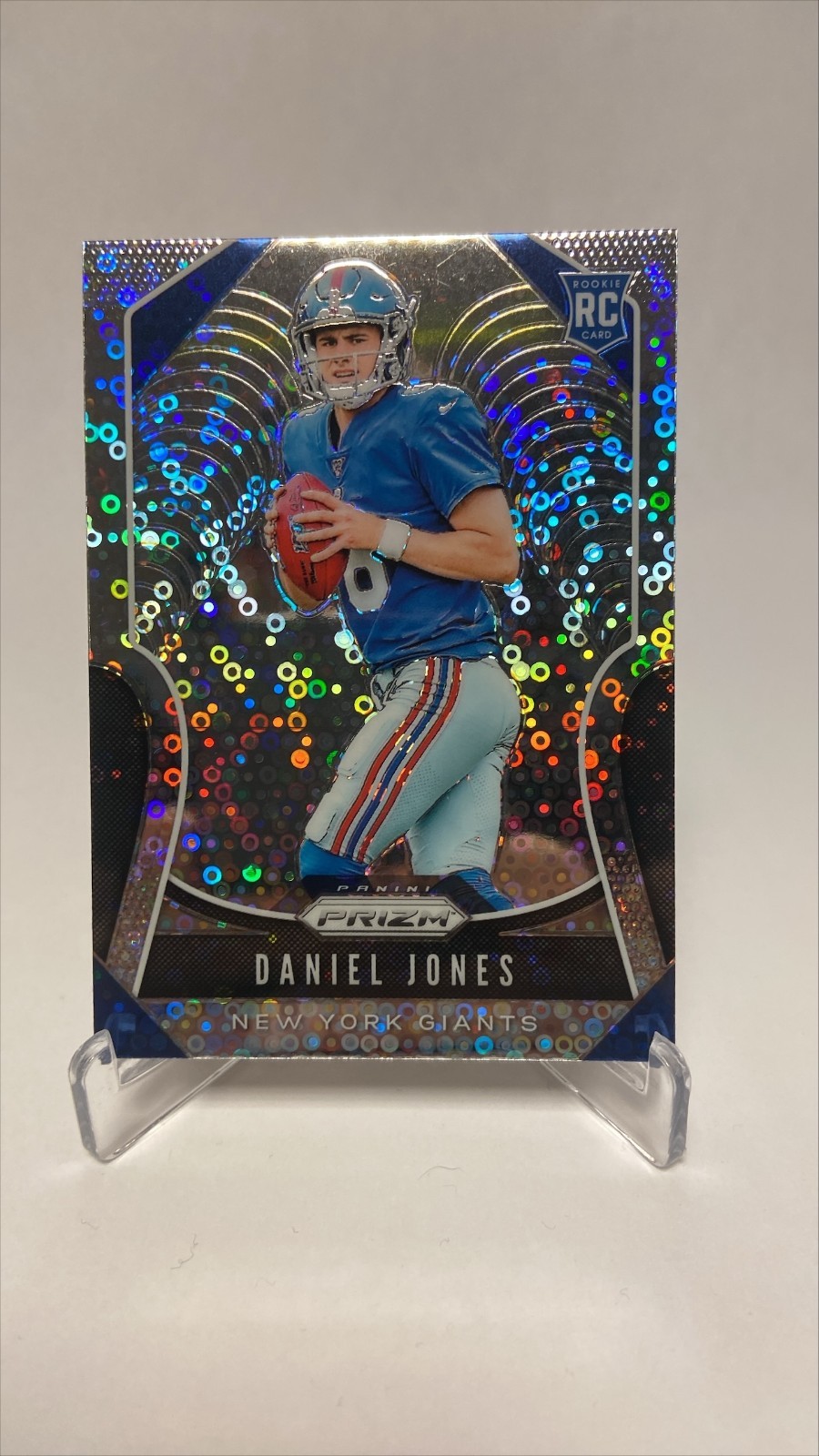 2019 Prizm Daniel Jones Disco Ball Prizm Rookie Card