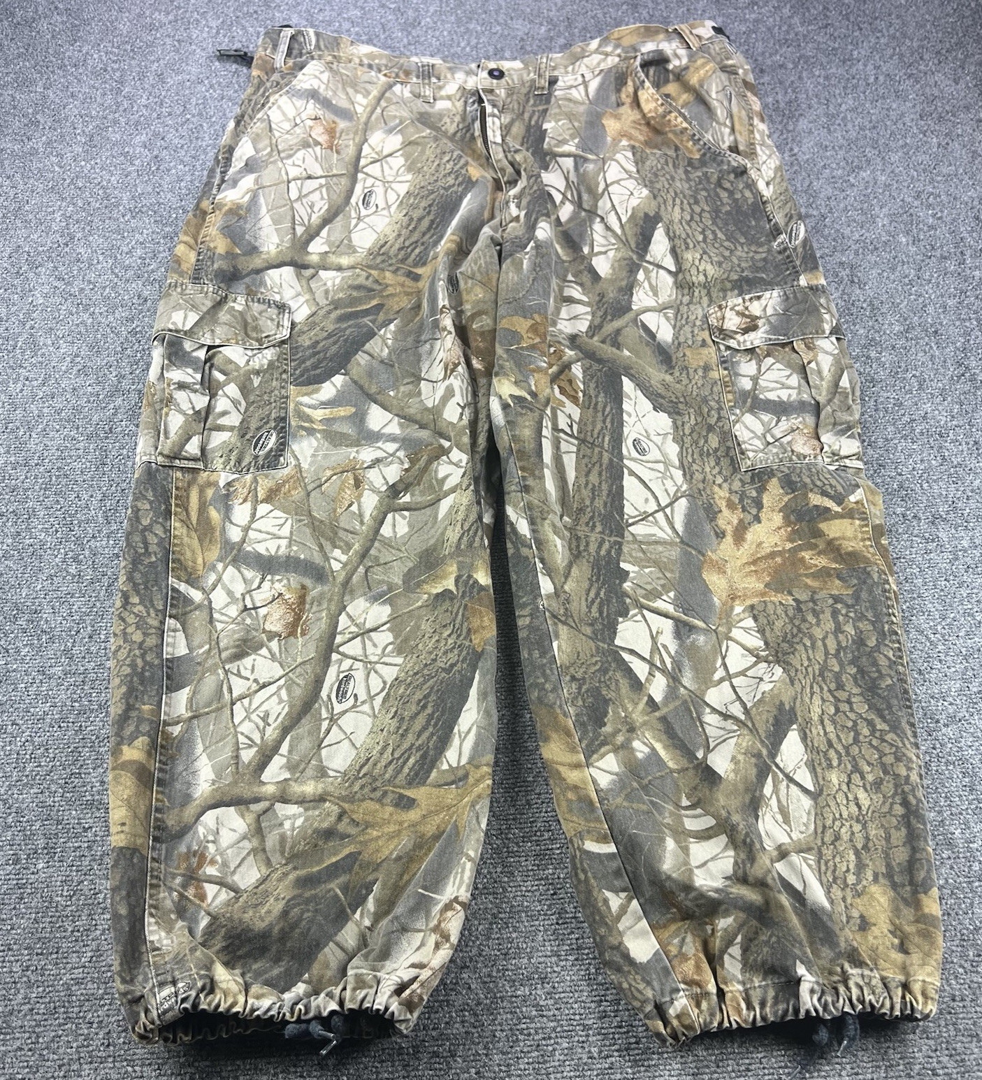 Vintage Camo Sweatpants Mens 2XL Realtree Hardwoods Jogger Sweats Y2K Baggy