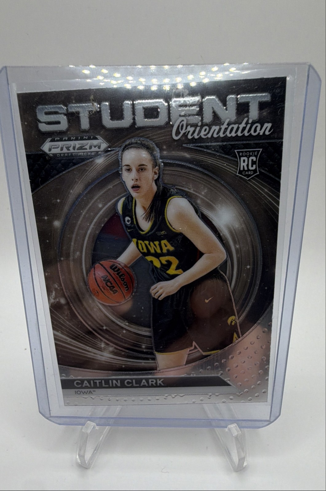 2024-25 Panini Prizm Draft Picks - Student Orientation Caitlin Clark #22 (RC)