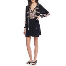 Free People Womens Wind Willow Mini Dress Sz S