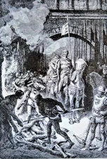 CID ORDERING EXECUTION OF AHMED- 1894 Best Men and Famous Women Engraving Print