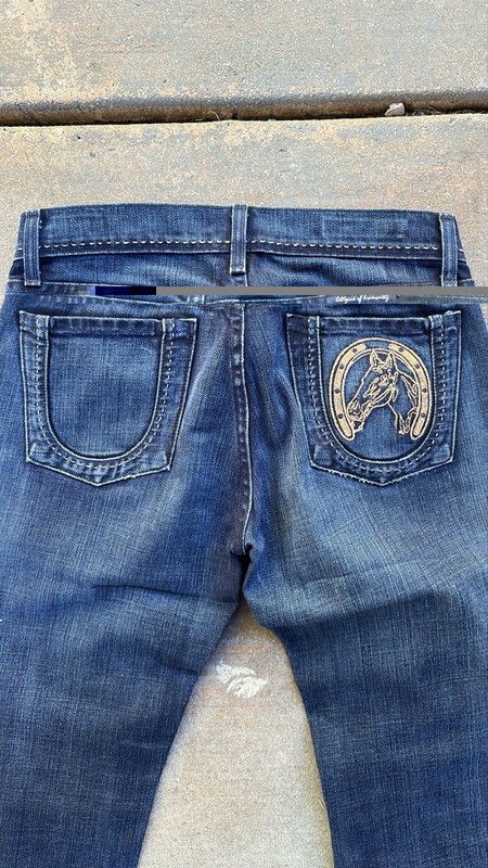 Vintage Citizens of Humanity Athena Low Waist Bootcut - Horse Lovers! Sz 27 EUC
