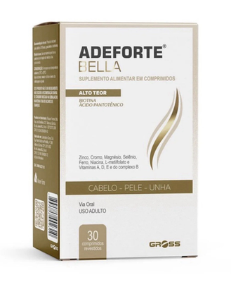 #ad Adeforte Gross Supplement Tablets Biotina Zinco Hair Skin Nail Health 30 Count $69.99