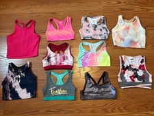 OLD NAVY Justice Girls Sports Bra Lot Size 6-7 Sports Dance Cheer