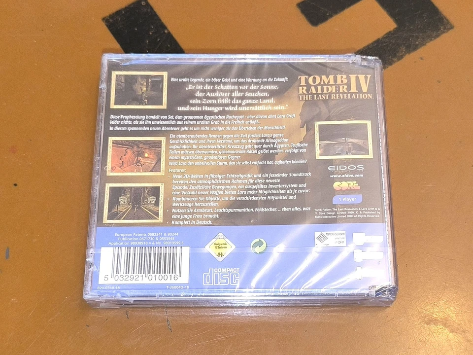 New: Sega Dreamcast Game - Tomb Raider IV the Last Revelation - Sealed - Image 2 of 2