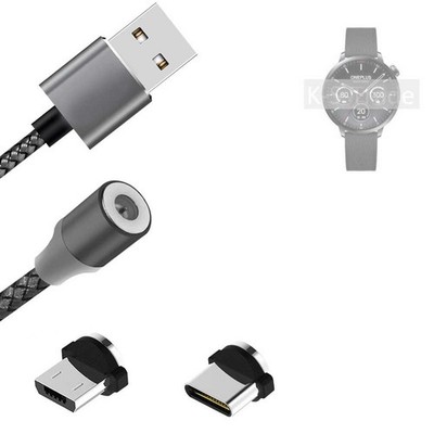 Daten-Lade-Kabel für OnePlus Watch 3 (43mm) mit USB-Typ C und Micro-USB-Adapter