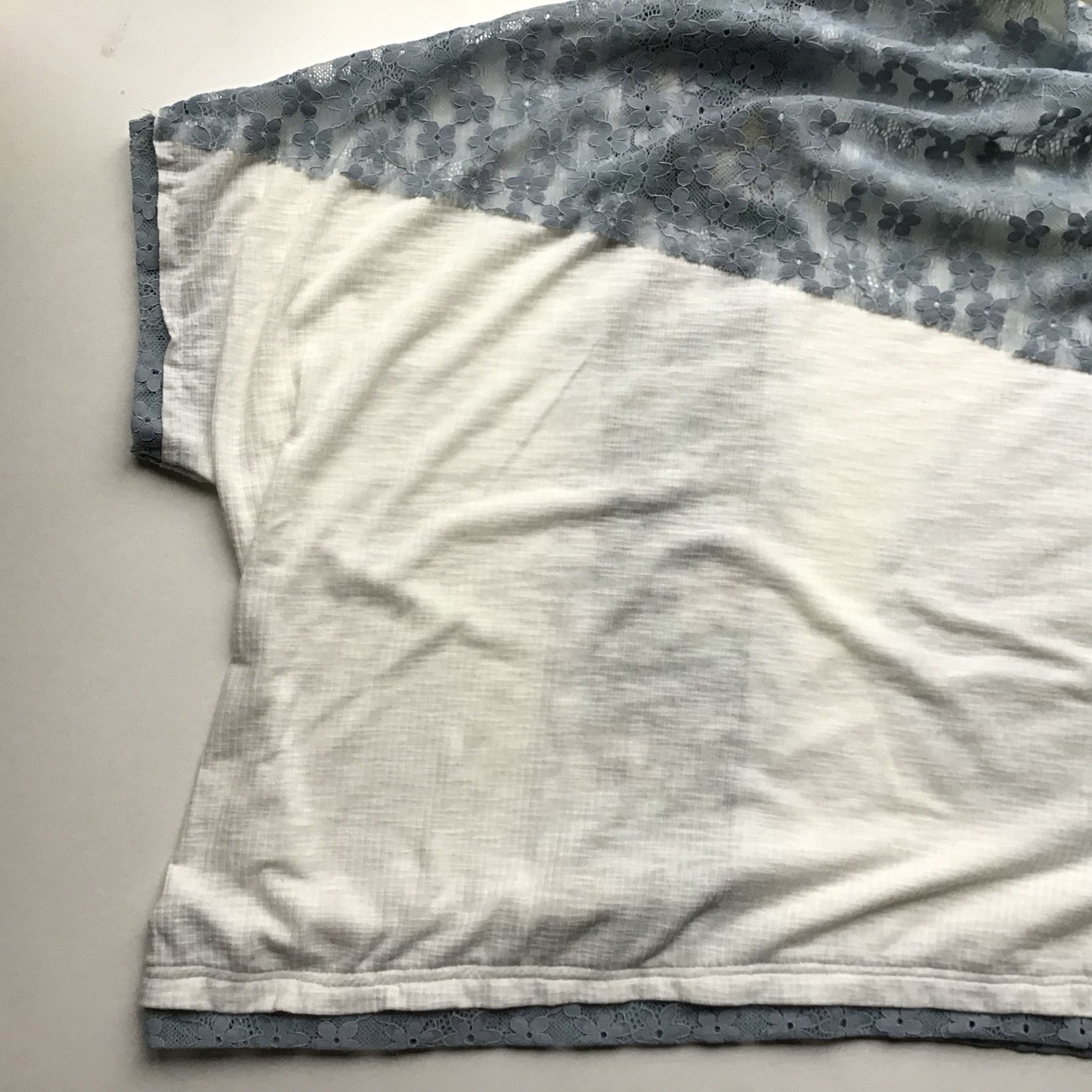 POL Oversized Large Peace Sign Patchwork Boxy Boh… - image 12