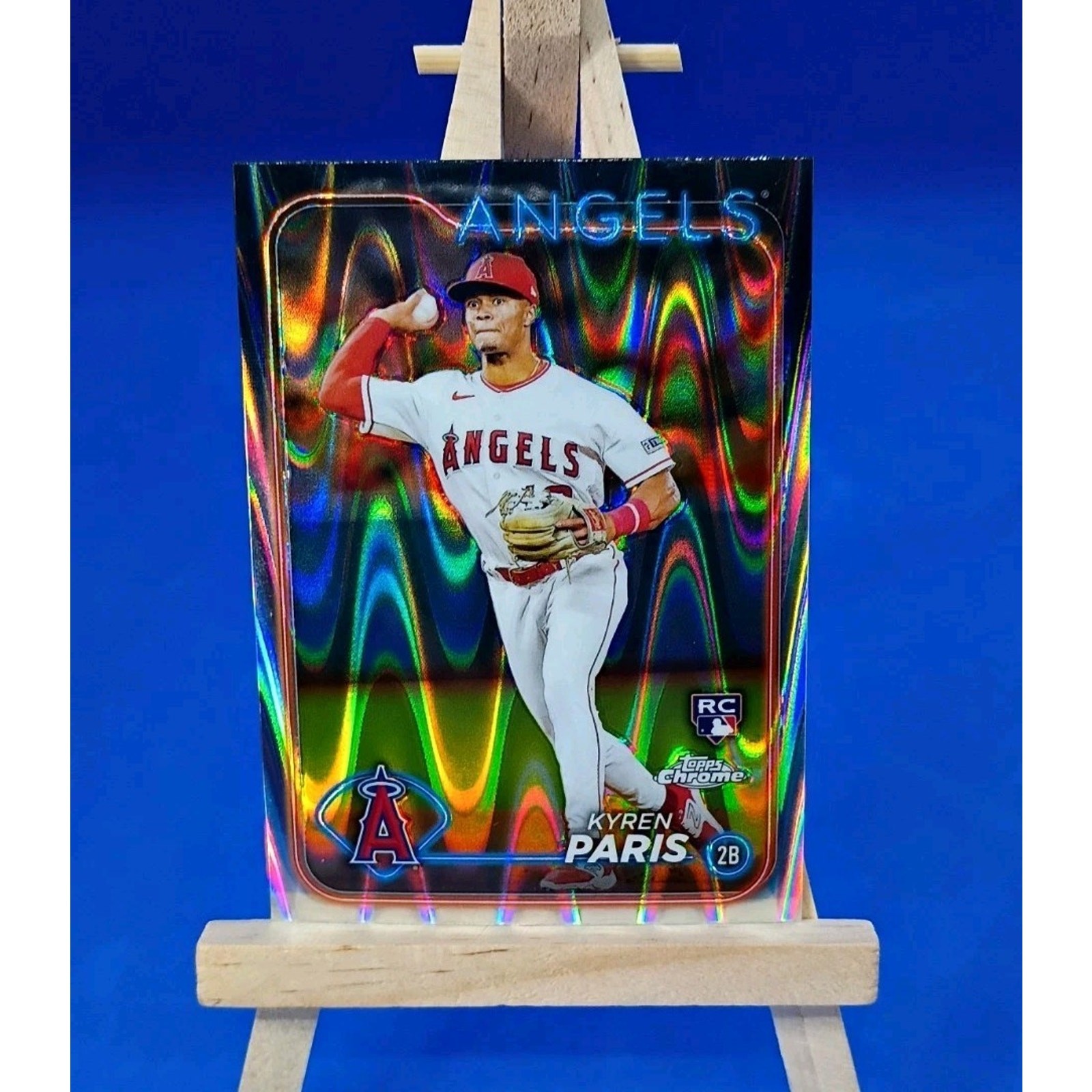 2024 Topps Chrome - Kyren Paris #151 RayWave Refractor (RC)