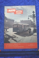 Das Auto Motor und Sport 6/54 (B) Mercedes 180 D + 220 BMW V8 Motor