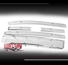 07-13 Ford Expedition Upperbumper Stainless Steel Wire Mesh Grille Chrome Combo