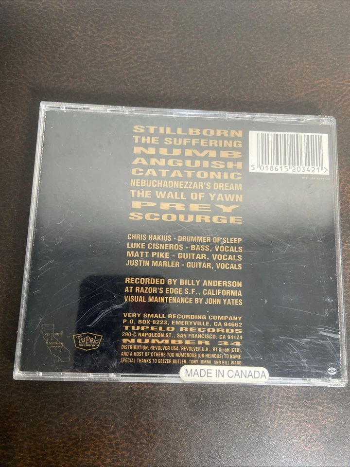 Sleep Volume One CD Оригинальный 1991-92 Press Doom Metal Stoner Металл ЧИТАЙТЕ!!!! - Изображение 2 из 4