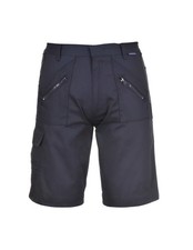 Image of Portwest S889 Action Work Shorts Navy Blue – Multi-Pocket Durable Polycotton