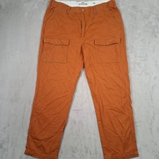 Levis Cargo Trousers Mens XL Orange Utility Casual Work XX EZ Stretch W40 L30