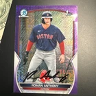 2023 Bowman Chrome Mega Box Roman Anthony /250 Purple Auto Red Sox