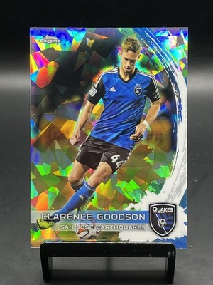 2014 Topps Chrome MLS Clarence Goodson #72 Atomic Refractor /10 San Jose