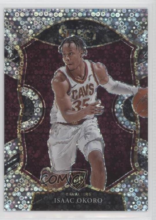 2020-21 Panini Select Concourse Disco Prizm Isaac Okoro #65 0w47