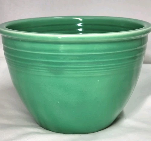 Vtg HLC Fiesta #3 Mixing Bowl Original Light Green 1938 - 1944 Read Description