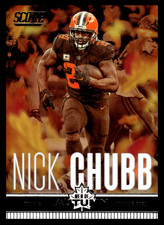 2023 Panini Score Nick Chubb  #12 Cleveland Browns Men of Autumn NFL Football