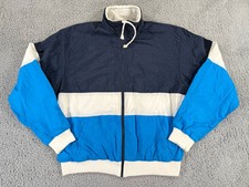 Vintage Christian Dior Monsieur Colorblock Lined Jacket Mens Large Windbreaker