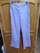 Ladies Lite Lavender Scrub Pants By KOI Sz X-Sm Tall Excellent Condition