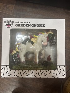 BIGMOUTH - The Unicorn Attack Garden Gnome Statue (BMGA-0016)