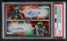 2023 Bowman U Orange Refractor 8/25 Donovan Edwards Blake Corum PSA 8 Auto 11oq
