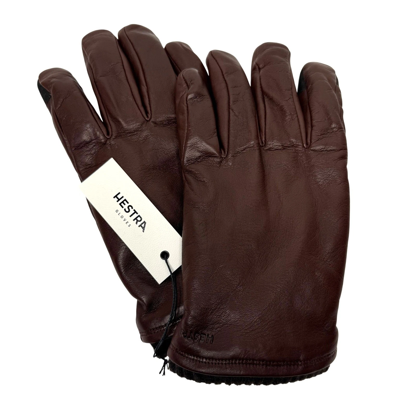 Hestra John Brown Leather Gloves Touchscreen Primaloft Wool Cuff Mens Size 8 NEW
Opens in a new wind