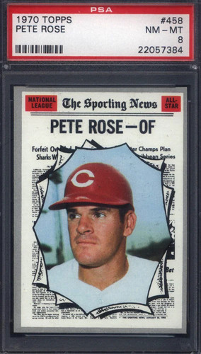 1970 Topps Pete Rose #458 card