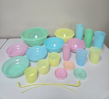Vintage Tupperware Pastel Mixed Lot  (Wonderl...
