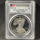 2017-W $1 American Silver Eagle Proof West Point First Strike PCGS PR 70 DCAM