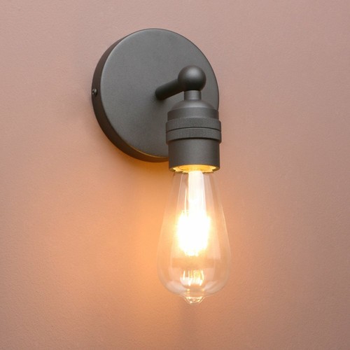 Pair Retro Vintage Industrial Wall Sconce Lights Bare Holder Fitting Wall Lamps - Picture 21 of 28