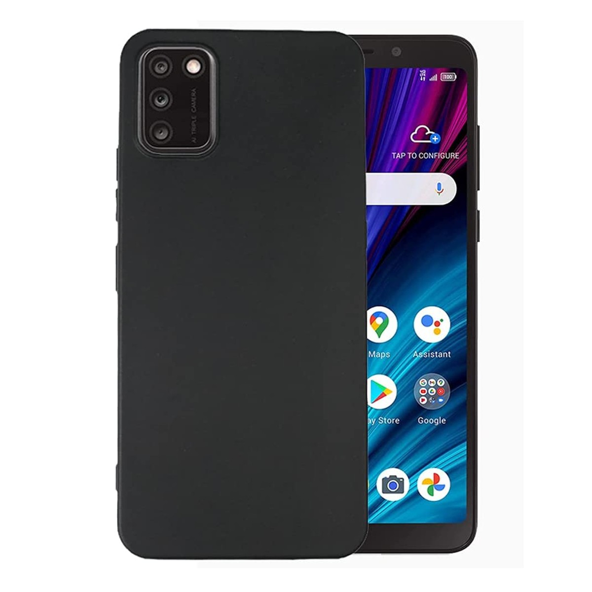 Z1x Black Vivo Z1x Silicone Back Cover Kwine Case Vivo Z1x Back