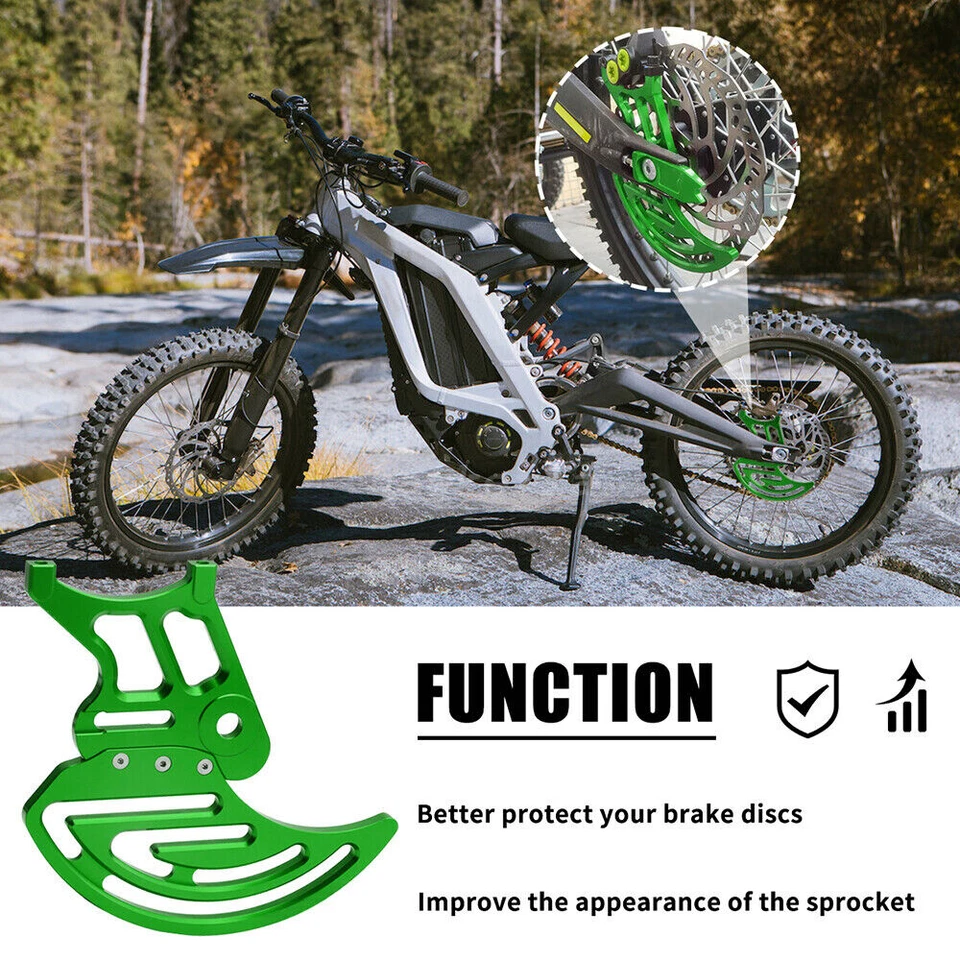 URLWALL Brake Disc Protector FOR Segway Sur-Ron Electric Off-Road Vehicle Green - Image 2 of 4