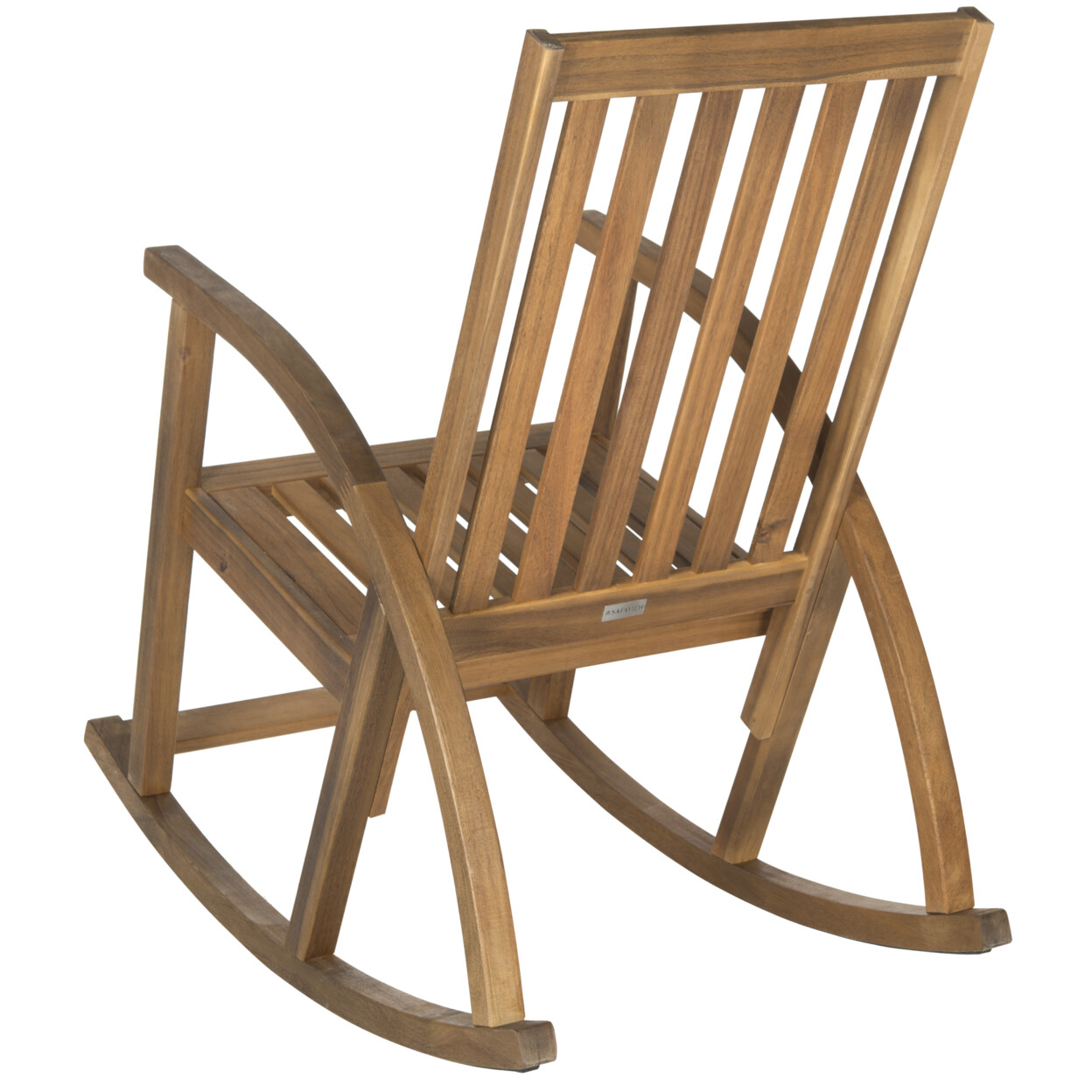 SAFAVIEH Outdoor Collection Clayton Rocking Chair | Natural |
