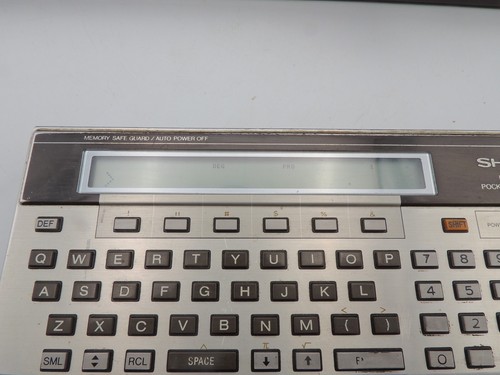 Ordinateur Sharp - Calculatrice PC-1500A Avec Imprimante CE-150 - Ordinosaure - Zdjęcie 3 z 17