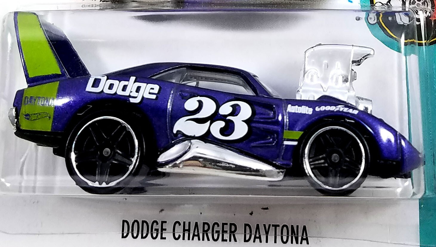 Hot Wheels 2017 Tooned Dodge Charger Daytona Purple 1:64 DVB36