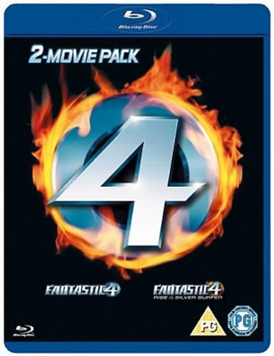 FANTASTIC 4 FOUR PART 1 and 2 RISE OF THE SILVER SURFER Movie Film