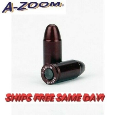 A-ZOOM Action Proving Dummy Round Snap Cap for 32 ACP, 5 Pk NEW