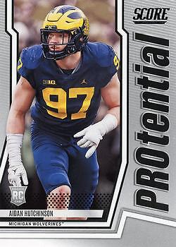 Aidan Hutchinson 2022 Score Football - PROtential #P-AH - Michigan Wolverines