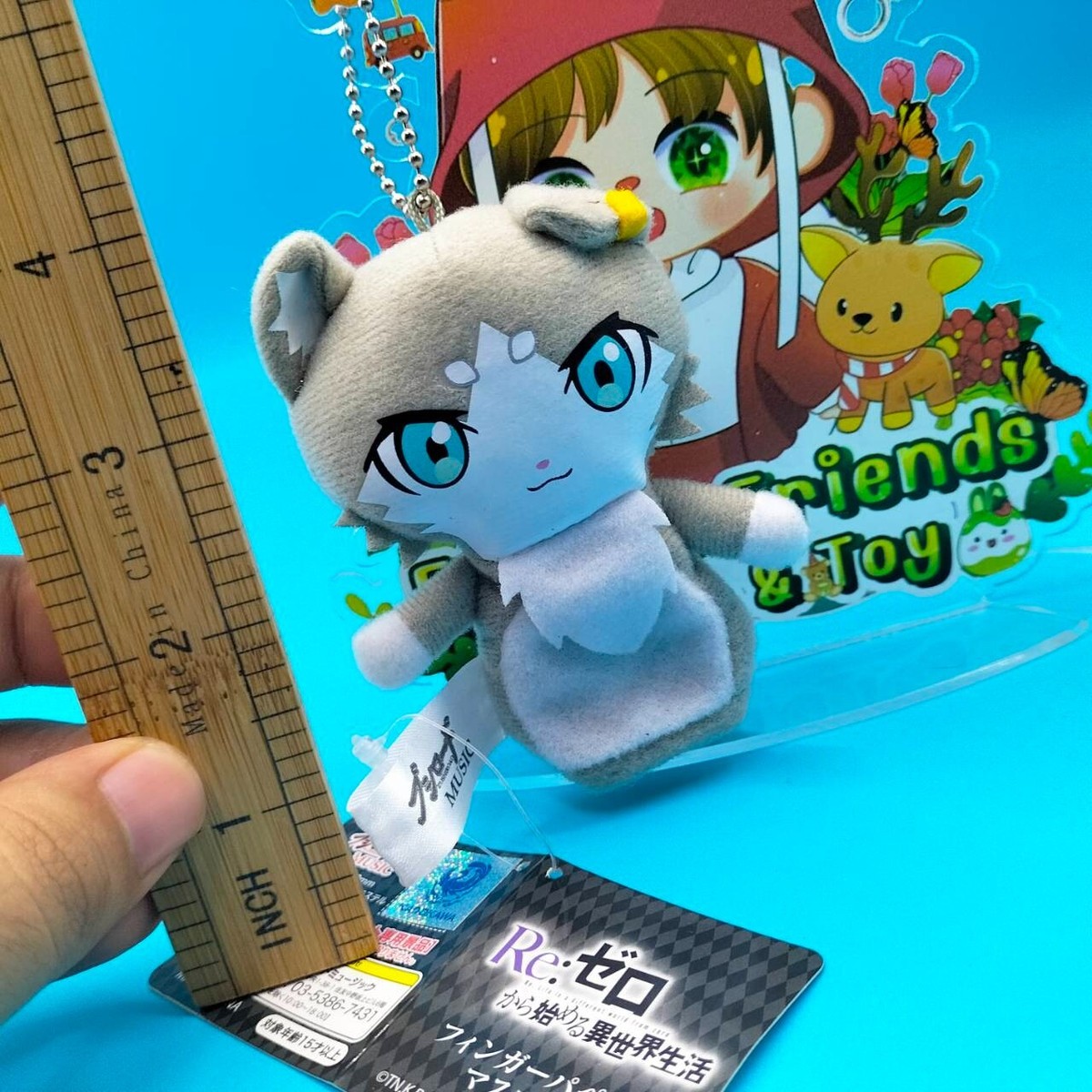 Re:Zero I042 Puck Cat Finger Puppet Plush 4