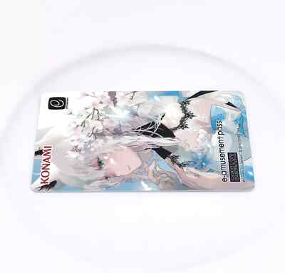 e-amusement pass SDVX 白上フブキ Hololive Shirakami Fubuki Sound Voltex E-Amusement Pass Card From