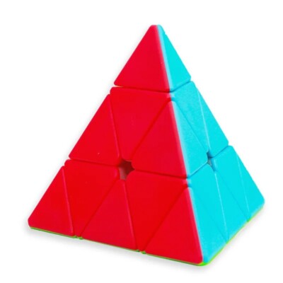 Qiyi 3x3x3 Cube Triangle Professional Colorful Educational Magic Cube Child