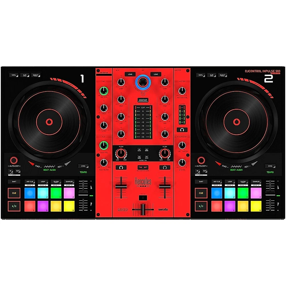 Hercules DJ DJ Inpulse 500 LE 2-Channel DJ Controller w/Carry Case 