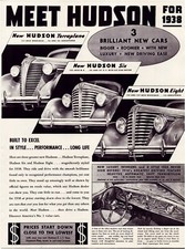 Hudson Terraplane Six Eight 1937 Print Ad Full Page 10.5 X 13.5 Hudson Terraplane Six Eight 1937 Print Ad Full Page 10.5 X 13.5