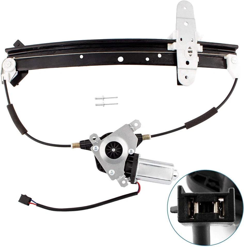 Regulador ventana trasera izquierda apto 92-11 Ford Crown Victoria Mercury Grand Marquis Foto 4 de 4