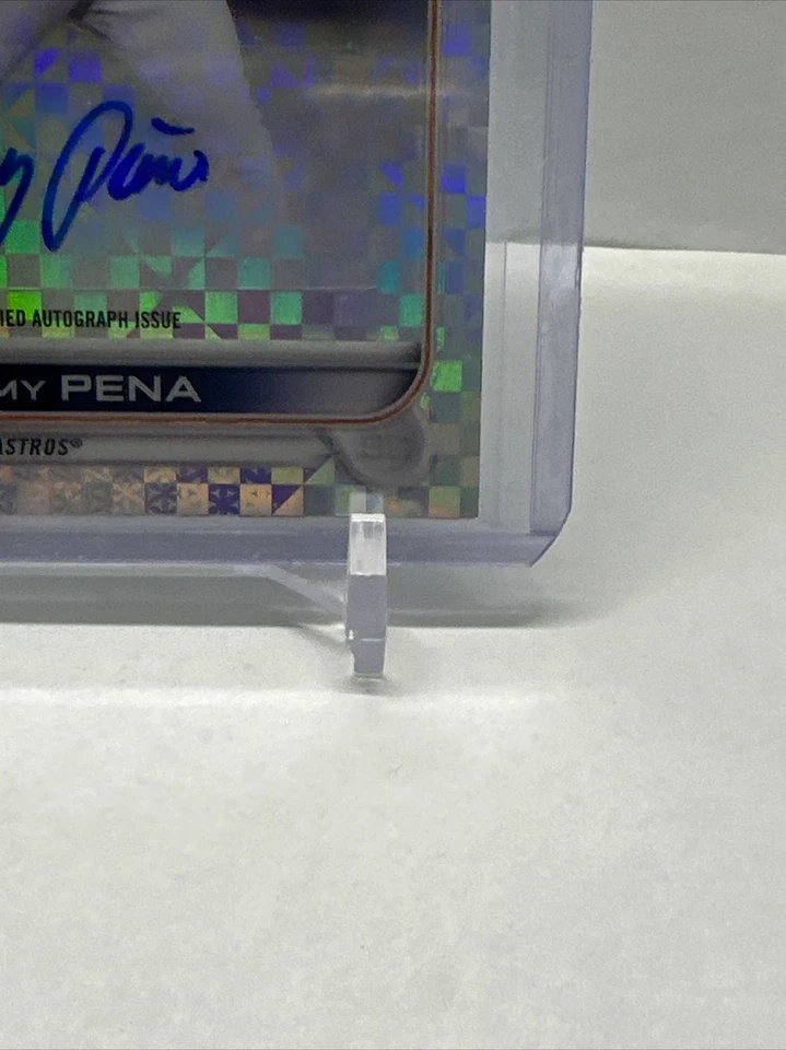 2022 Topps Chrome Update Autographs X-Fractors #ACJP Jeremy Pena Auto /125 - Image 3 of 4