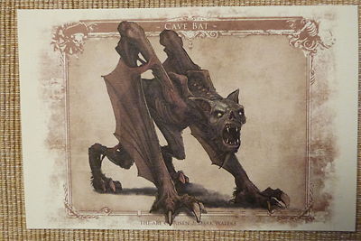 The Dark of Risen 2 Dark Waters Cave Bat Kunstdruckpostkarte Neu 