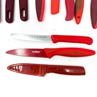 13 Pcs Zyliss, Messermeister and Assorted Multicolor Knife Set